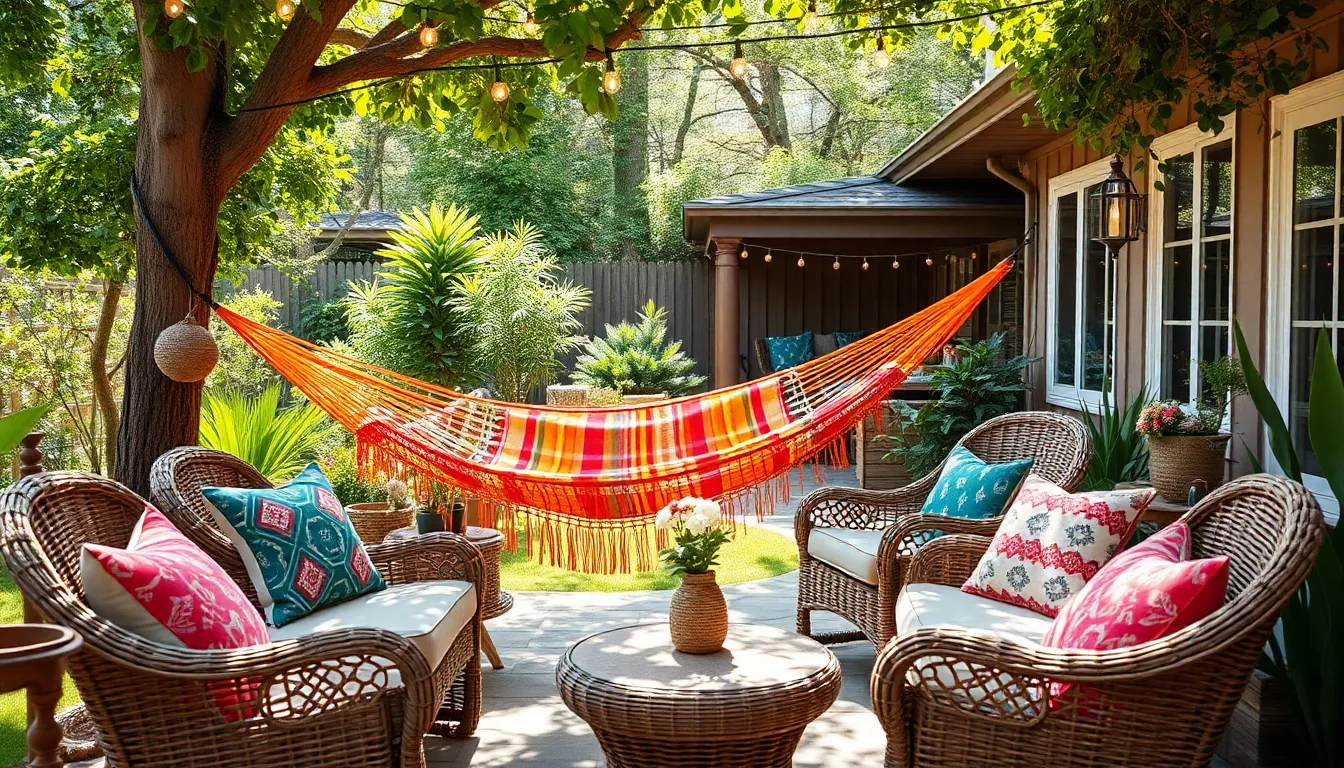 boho outdoor furniture
