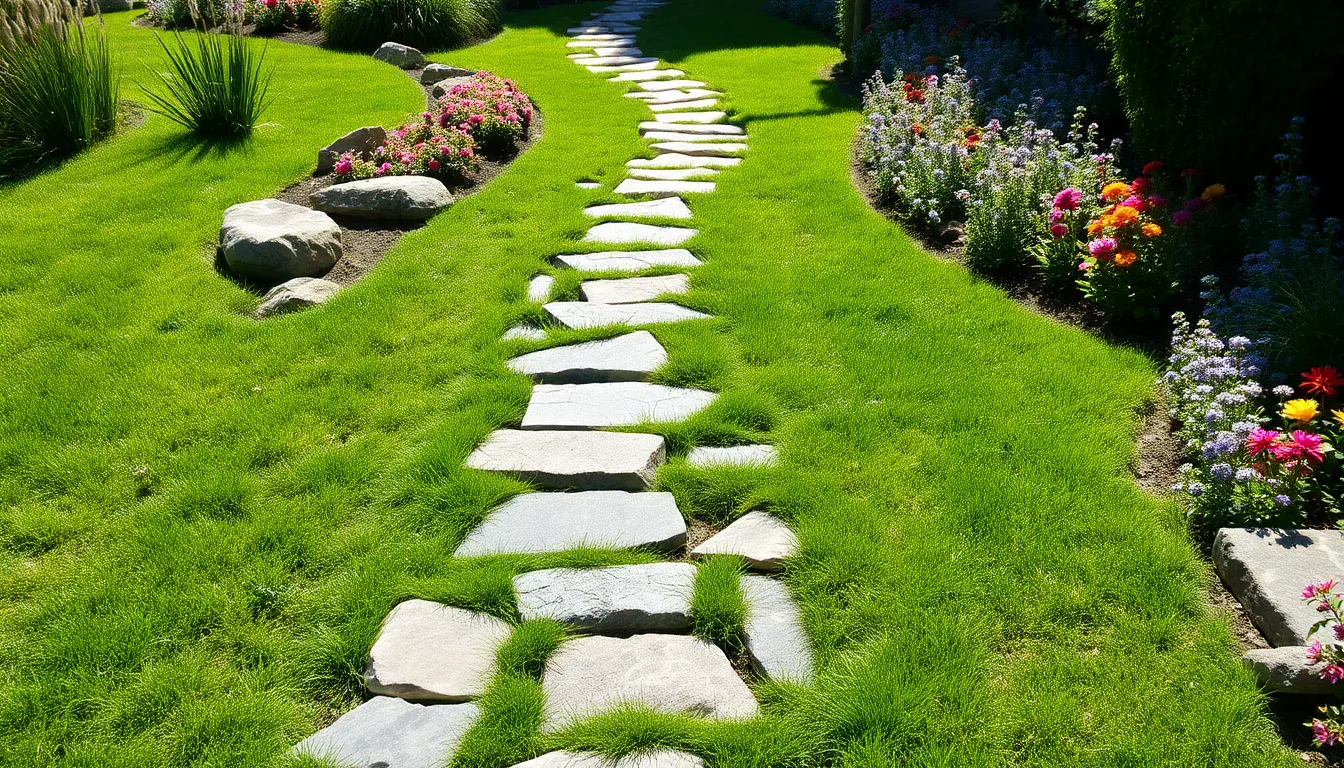 landscaping stepping stones